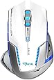 E-3lue EMS601WHAA Mazer II 2500 DPI Blue LED 2.4GHz Optical Wireless Gaming Mouse (White)