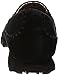 Skechers Women's Bikers Pedestrian Memory Foam Slip-On Moccasin,5.5 M US,Black Suede