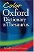 Book Color Oxford Dictionary & Thesaurus