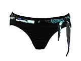 Coco Reef Black Tie Belt Hipster Swimsuit-bottoms S
