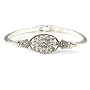 Art Deco Crystal Floral Motif Bracelet