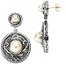 Sterling Silver and 14K Yellow Gold Freshwater Cultured Pearl Earrings