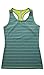 90 Degree By Reflex Kids - Girls Textured Zig Zag Tank Tops - Junior Activewear - Jade Combo Small (7/8)