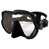 Promate Frameless Scuba Dive Snorkeling Mask - Black