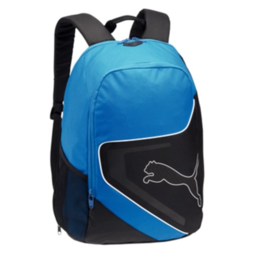 PUMA PowerCat 5.12 Football Backpack + Ballnetz, team power blue-black-white, 48x34x18cm, 25 liters, 070139 03