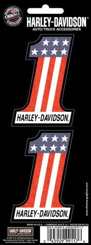 CHROMA GRAPHICS HARLEY DAVIDSON-2 PC 3 X 8 HOLOGRAPHIX 99117H