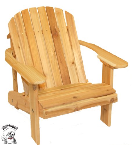 PHAT TOMMY Cedar Extra Wide Patio Adirondack Chair
