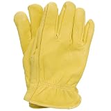 Men's Boston Traveler Unlined Deerskin Glove - Yellow