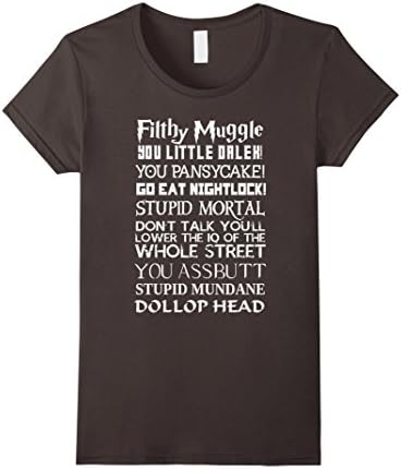 Women's Fandom Insults (Funny Fandom/Fangirl Shirt) Small Asphalt