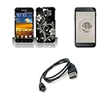 Samsung Galaxy S II Epic 4G Touch (Sprint) Premium Combo Pack - Silver Whit ....