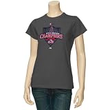 Majestic Los Angeles Angels of Anaheim Ladies Charcoal 2009 Division Champs T-shirt