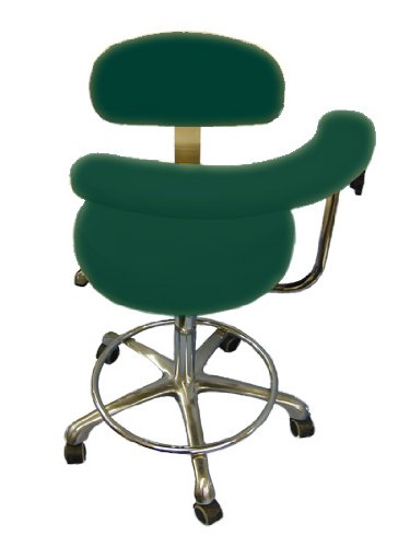 Dental Medical Assistant Stool Chair Hunter Green
