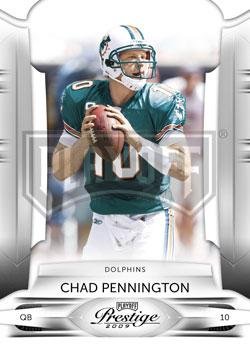 2009 Playoff Prestige #51 Chad Pennington - Miami Dolphins (Football Cards)