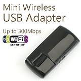 Mini 300 Mbps Wireless 802.11 N/G WiFi USB 2.0 WLAN Network Adapter/Dongle for Windows 7/Vista/XP