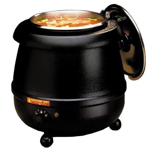 "Tomlinson Glenray 10.5 qt. Soup Warming Kettle, Black"