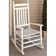 Jack Post KN-22W Knollwood Classic Wood Rocking Chair, Gloss White