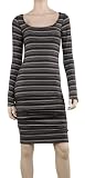 MULTI-STRIPE JERSEY DRESS