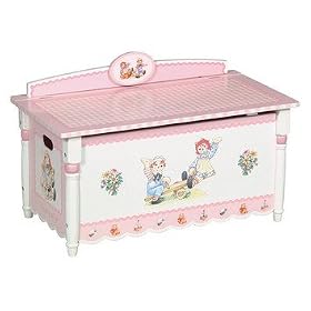 Guidecraft Raggedy Ann and Andy Toy Chest by Guidecraft