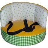 Comfy Toddler Booster Seat - color:Green/Yellow