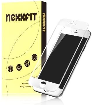 NEXXFIT Edge to Edge HD Clear Tempered Glass for iPhone 6/6s Plus, White