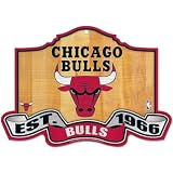 Chicago Bulls Wood Sign