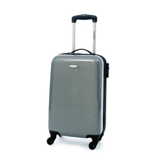 Samsonite Unisex - Adult Winfield Fashion 20 Inch Spinner Luggage, Check Black/Silver, One Size Samsonite Unisex - Adult Winfield Fashion 20 Inch Spinner Luggage, Check Black/Silver, One Size