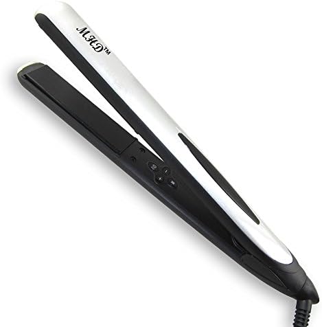MHD European Plug Professional Hair Straightener 1'' Ceramic Flat Iron TEMP Memory Straightening Fast Heat Up Straightening Irons
