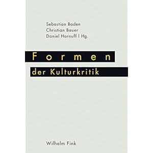Formen der Kulturkritik