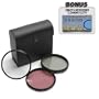High Resolution 3-piece Filter Set (UV, Fluorescent, Polarizer) For The Samsung NX-10 Digital Camera