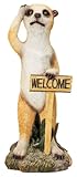 ミーアキャット　置物　ウェルカム　M