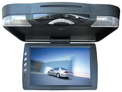 TKO BH-FDVD 13.3 FLIP DOWN CAR MONITOR DVD PLAYER FM IR