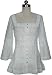 White Crochet Lace Bell Sleeves Boho Top