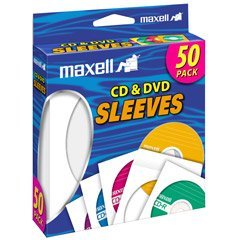 MaxellBlank Media, CD/DVD Paper Sleeves 50