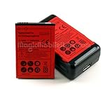 Sprint HTC EVO 4G 2x 1800 mAh Battery Longer life than OEM+Wall Travel Dock ....