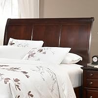 Hayden Place Sleigh Headboard Size: King, Finish: Dark Cherry