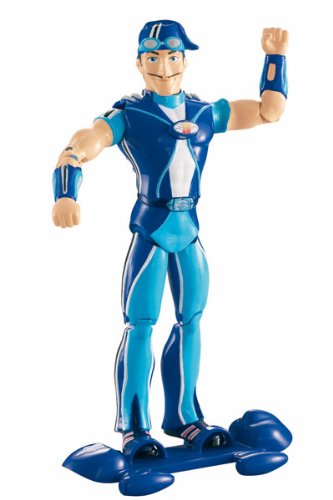 Born To Play - Lazy Town Sportacus Figure With Skateboard