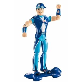 Born To Play - Lazy Town Sportacus Figure With Skateboard