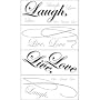 Blue Mountain Snap1039 Instant Wall Art Written Expressions, Live, Laugh, Love