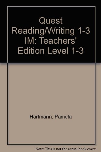 Instructor's Manual to accompany Quest: Reading and Writing in the Academic World, Books 1-3