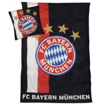 FC Bayern München Bettwäsche black Logo