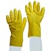 Ansell FL 87-297 Medium Duty Latex Glove, Chemical Resistant, 12" Pinked Cuff, 12" Length