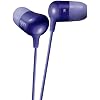 JVC HA-FX35-V-E Marshmallow Headphones with Brushed Aluminium Effect - Violet