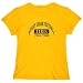 Rugby Union Football 110 % FULL TIME Sports Womens T-Shirt (Yellow, Sizes X-Small - XXX-Large)