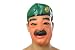 Saddam Hussein with Green Beret Halloween Costume Face Mask (08-US)