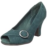 IMAGE OF Aerosoles Women's Gineva Open-Toe Pump,Dark Blue Suede,7 M US