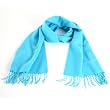 New Softer Than Cashmere Solid Color Long Fringe Scarf Shawl Wrap 72x12 Turquoise Blue