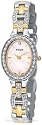 Pulsar Women's Crystal Accented Dress Two-Tone Pink Mother of Pearl Watch #PEGA91