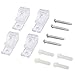 Drapery Hardware Roman Shade Saftey Cord Guides Tensioner -Clear(Four)