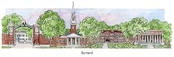 Harvard University - Collegiate Scenes - 9 x 18 Inch