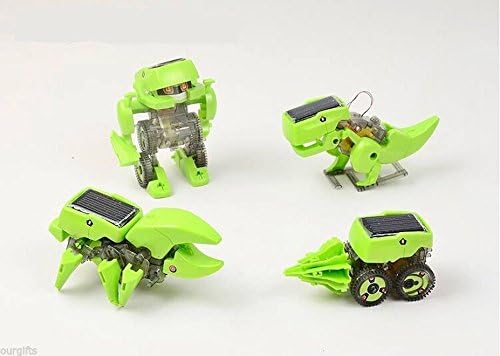 4 in 1 Solar Robot DIY Assemble Educational Learning Machine Dinosaur Insect Kit
